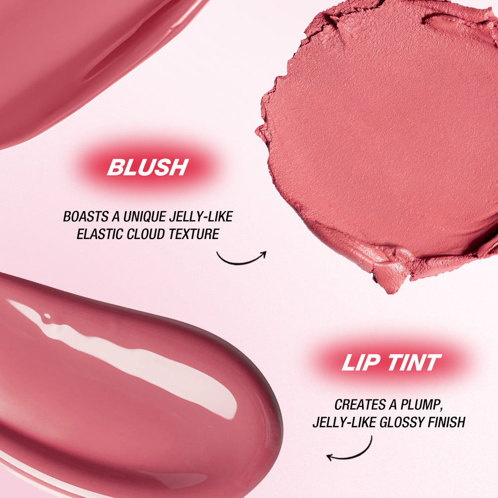 O.TWO.O Jelly Set – Hydrating Glossy Lip & Cheek Jelly Makeup UAE