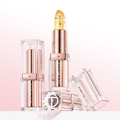 O.TWO.O Haute Gold Foil Thermochromic Lipstick – Color-Changing Moisturizing Lip Balm | UAE