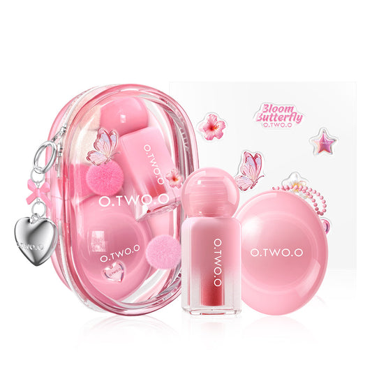 O.TWO.O Jelly Set – Hydrating Glossy Lip & Cheek Jelly Makeup UAE