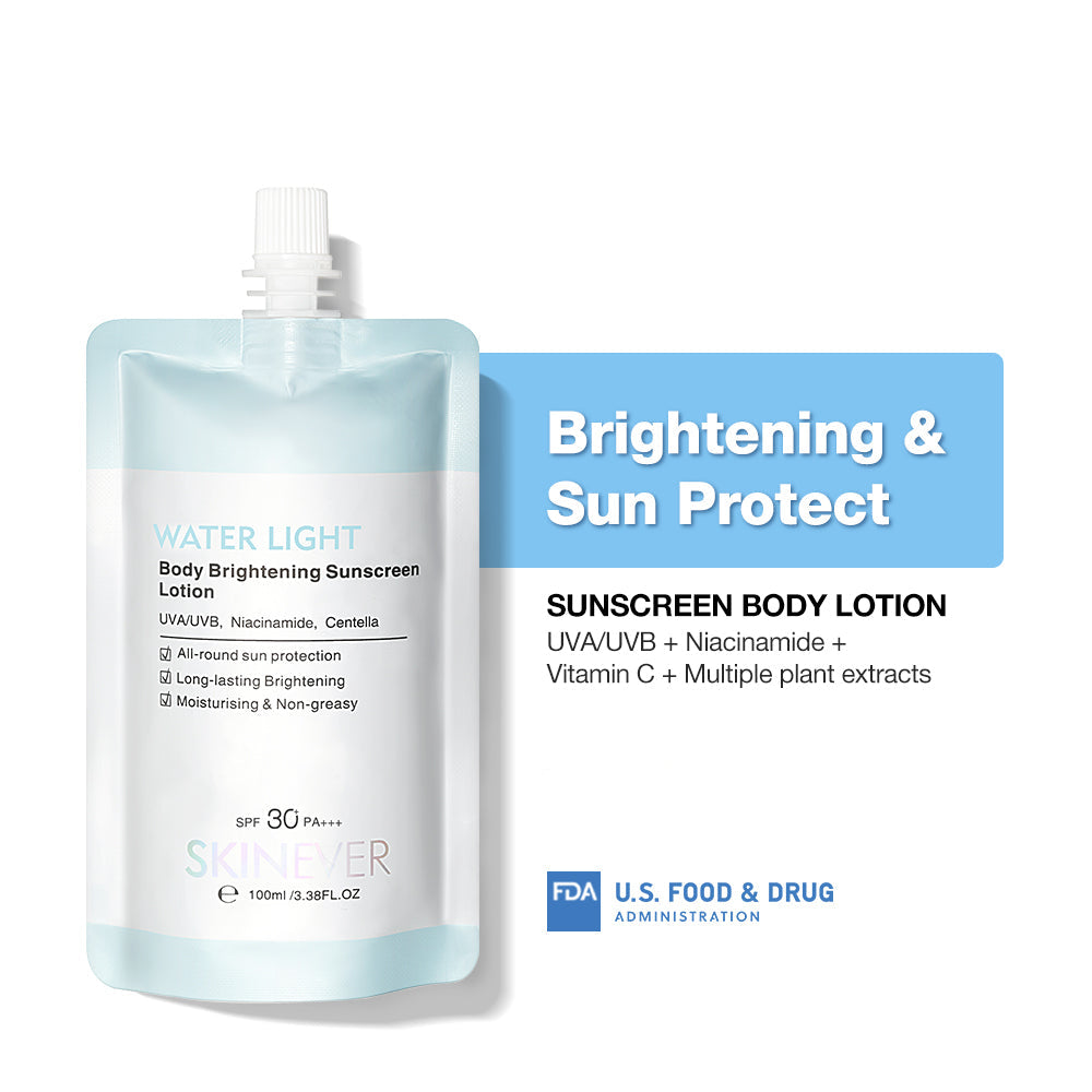 SKINEVER Water Light Body Brightening Sunscreen Lotion – SPF50 UAE