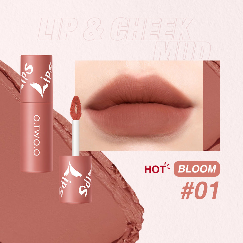 O.TWO.O Velvet Matte High Pigment Lip Gloss – Waterproof Matte Liquid Lipstick | UAE