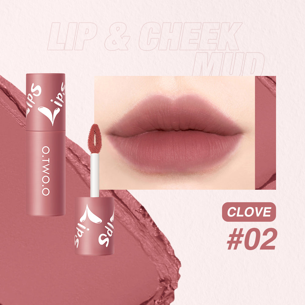 O.TWO.O Velvet Matte High Pigment Lip Gloss – Waterproof Matte Liquid Lipstick | UAE