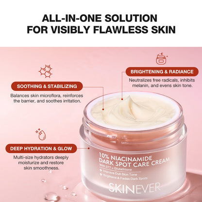SKINEVER 10% Niacinamide Dark Spot Care Cream – Brightening & Oil Control Moisturizer UAE