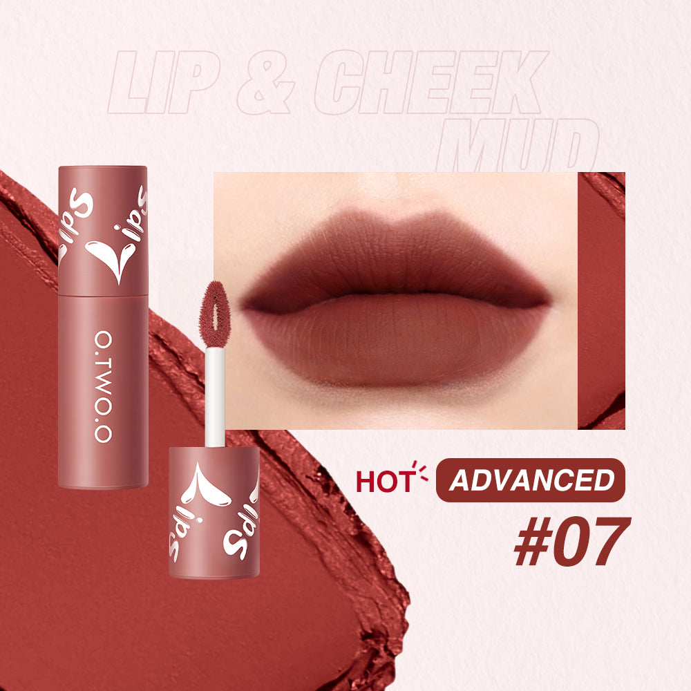 O.TWO.O Velvet Matte High Pigment Lip Gloss – Waterproof Matte Liquid Lipstick | UAE