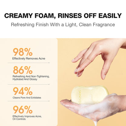 SKINEVER Salicylic Acid Refreshing Acne Soap – Anti-Acne & Oil Control Cleanser UAE