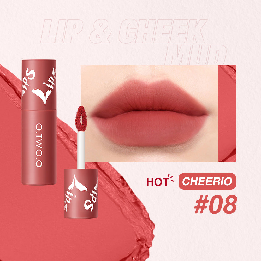 O.TWO.O Velvet Matte High Pigment Lip Gloss – Waterproof Matte Liquid Lipstick | UAE