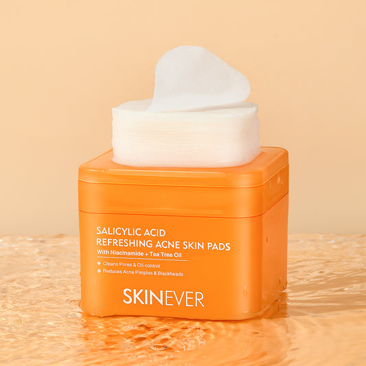 SKINEVER Salicylic Acid Refreshing Acne Skin Pads – Anti-Acne & Oil Control Pads for Clear Skin UAE