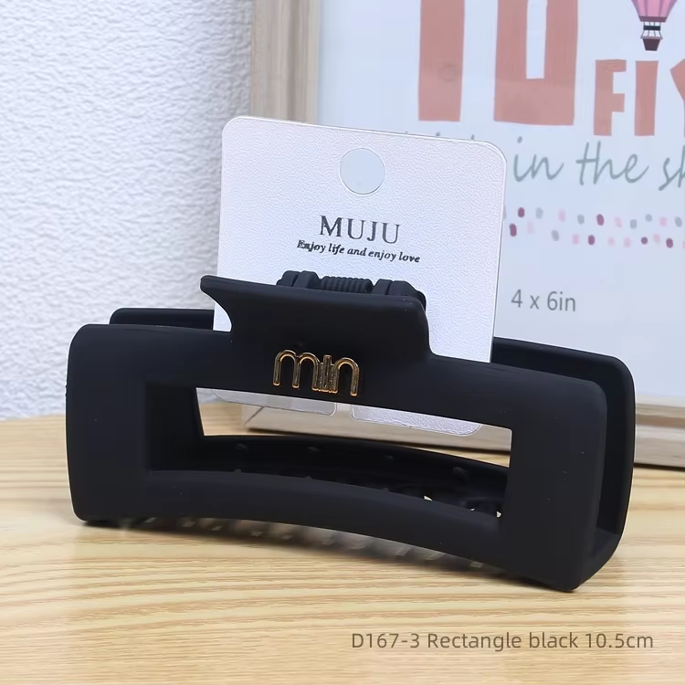 MUJU Matte Textured Hair Claw MIX Color – Non Slip Strong Hold Hair Clips Set UAE