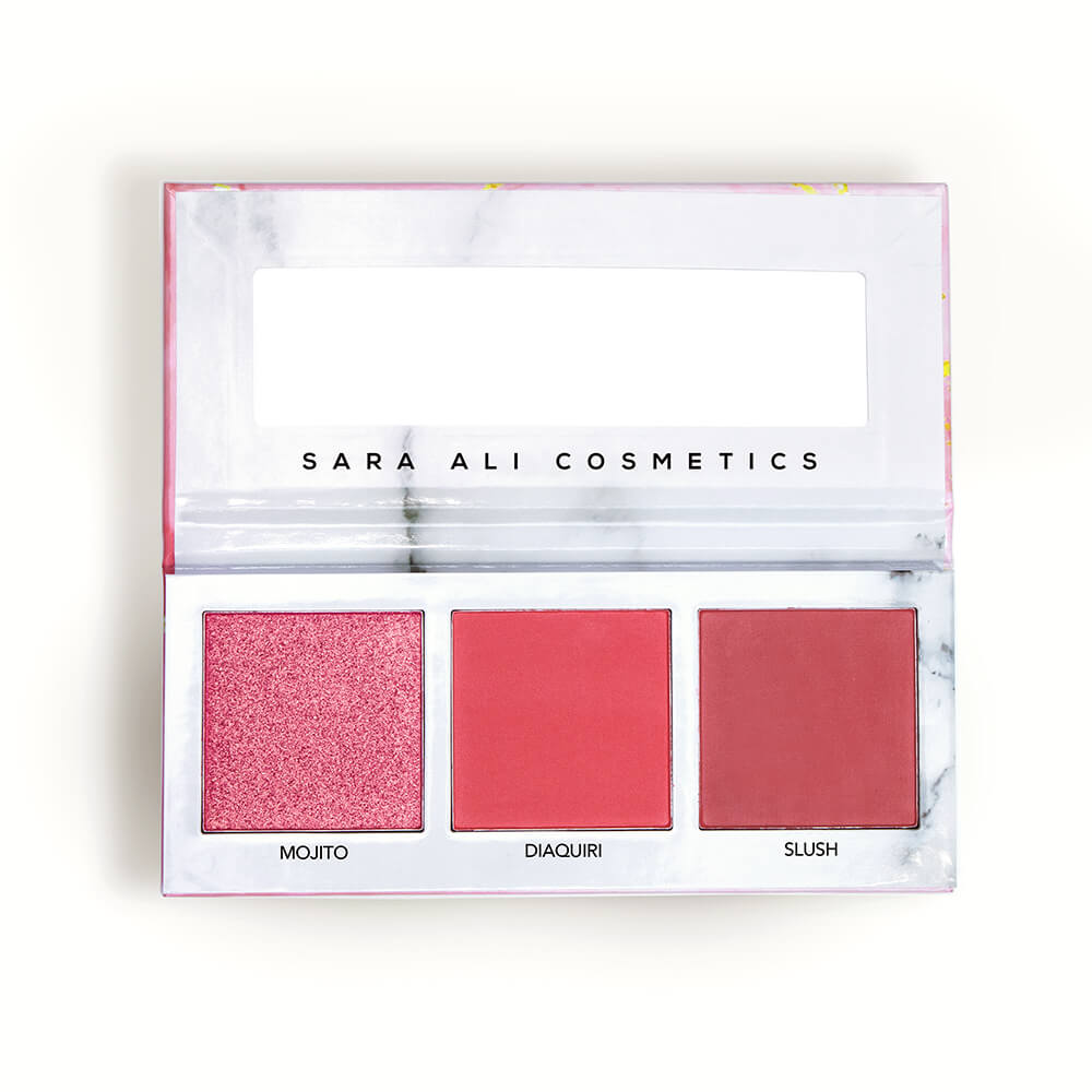 Sara Ali Cosmetics makeup palette with pigmented shades