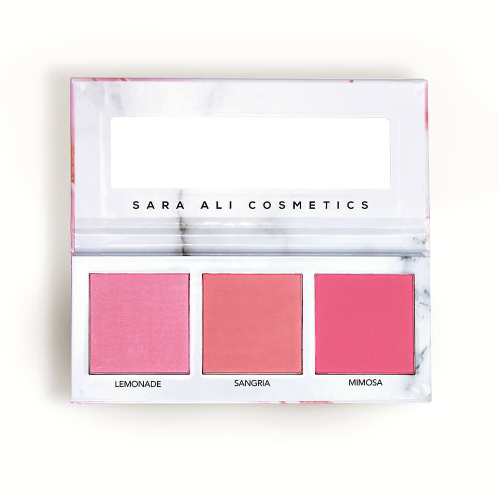 Sara Ali Cosmetics makeup palette with pigmented shades