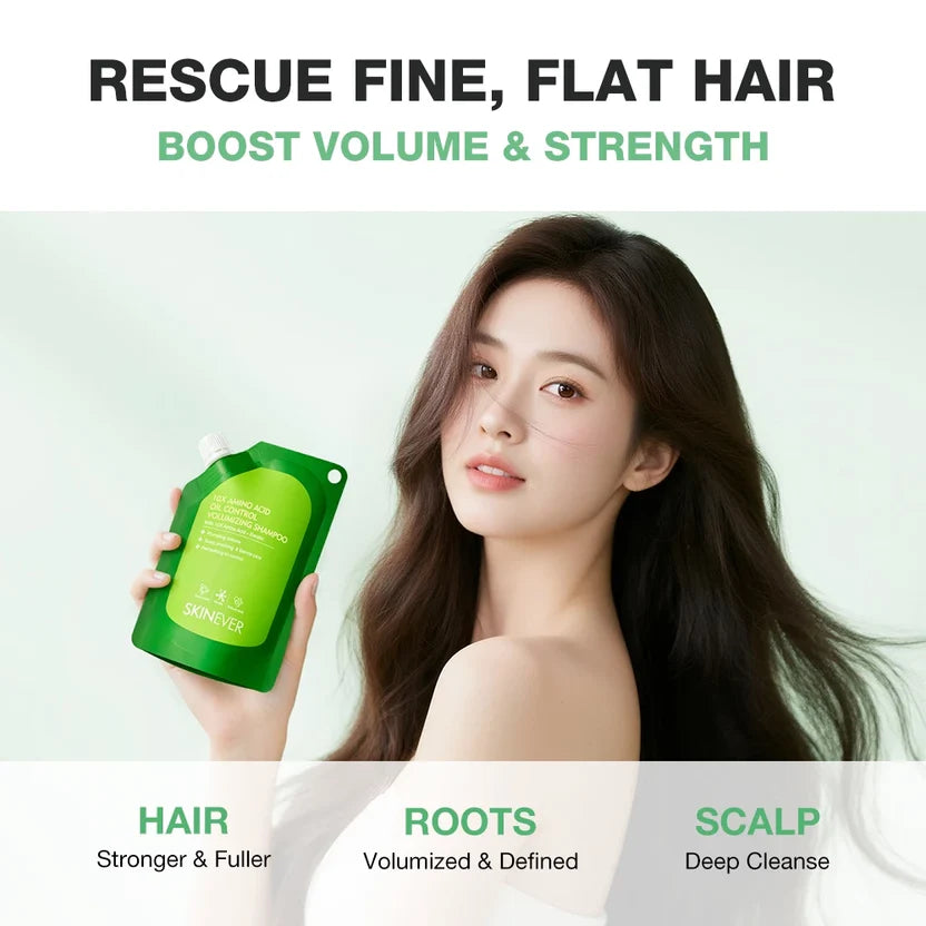 SKINEVER 10X Amino Acid Oil Control Volumizing Shampoo – For Oily Scalp & Fine Hair UAE
